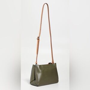 rag & bone Passenger Leather Crossbody Bag- Olive Night